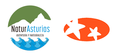 Logotipos The American Center Spain y NaturAsturias